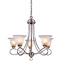 Elk Lighting Circline Satin Nickel Chandelier