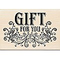 Inkadinkado 'Gift For You' Mounted Rubber Stamp