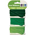 Sew Ribbon Green Ribbon (Pack of 3)