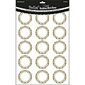Foiled Self-adhesive Wedding Medallions