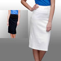 A to Z Women's Fitted Kick-back Skirt
