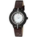 Croton Women's 'Croton' Brown Leather Watch