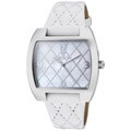 Croton Women's 'Croton' White Genuine Leather Watch