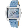 Croton Women's 'Croton' Blue Genuine Leather Watch