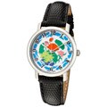Croton Women's 'Croton' Black Leather Watch