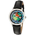 Croton Women's 'Croton' Black Leather Watch