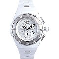 GF Fere White Rubber Chronograph Date Watch