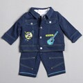 Vitamins Baby Newborn Boys Rock the House Creeper Pant Set