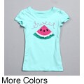 Flapdoodles Girl's Printed Fruity Tee
