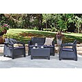 Mykonos Grey 4-pc Conversation Set