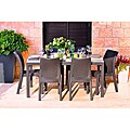 Mykonos Brown 7-pc Dining Set