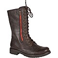 Neway by Beston Women's 'legend-08' Brown Combat Boots