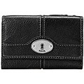 Fossil Women's 'Maddox' Black Leather Wallet