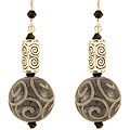 Ardent Designs Sterling Silver 'Chinese Cloud' Earrings