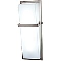 Access Sierra 1-light Brushed Steel Wall Vanity