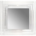 Access Silica Chrome Clear Crystal Glass Wall Fixture