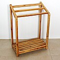 Teak Towel Stand with Shelf (Thailand)