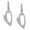 Fossil Jewelry Women's Stainless Steel Heart Earrings