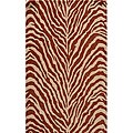 Power-Loomed Bengal Salmon Rug (2'0"x3'0")