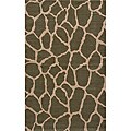 Power-Loomed Giraffe Sage Rug (2' x 3')