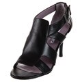 Charles David Women's 'Graylin' Black Buckle Leather Pumps