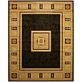 Black Josephine Rug (5'2 x 7'2)