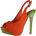 Refresh by Beston Women's 'KAYLA-03' Stiletto Slingbacks