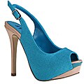 Refresh by Beston Women's 'KAYLA-03' Stiletto Slingbacks