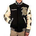 Hudson Outerwear Men's Big/ Tall Brooklyn Wool/ Leather Varsity Jacket