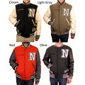 Hudson Outerwear Men's Big/ Tall N.Y. Wool/ Leather Varsity Jacket