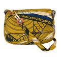Wax Print 'Stepping Stones' Messenger Bag (Rwanda)