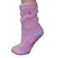 Women's Lavender-Infused Black Pink/ Purple Socks