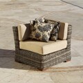 RST Resort Collection Outdoor 36-inch Corner Section in Weathered Grey