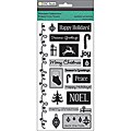 ANW Crestwood Cling Modern Christmas Rubber Stamp