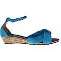 Refresh by Beston Women's 'Zoe-02' Turquoise Mini Espadrilles