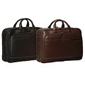 Johnston & Murphy 'Dividends' Deluxe Leather Expandable Briefcase