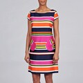 Tiana B Women's Striped A-line Dress
