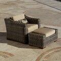 Resort Collection Weathered Grey Outdoor Club Chair