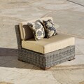 Resort Collection Weathered Grey Modular Armless Chair