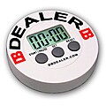 Dealer Button Poker Accessory with Built-in Digital Timer