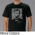 Los Angeles Pop Art Men's Abe Lincoln Cotton T-Shirt
