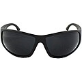 Men's Warp Black Matte Sunglasses with Black Lenses