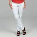 U-51 Junior's Stretch White Skinny Jeans