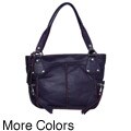 B. Makowsky Cape Town Leather Tote Bag