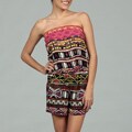 Angie Junior's Abstract Print Romper