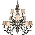 Nuvo Lighting 'Celeste' 12-light Gold Coast Finish Chandelier