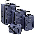 Leisure Windsor Twilight 4-piece Expandable Luggage Set