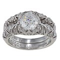 Tacori IV Cubic Zirconia Epiphany Round-cut Ring Set