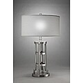 Aztec Lighting Contemporary 1-light Table Lamp in Matte Nickel