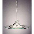 Contemporary Brushed Nickel 1-light Pendant